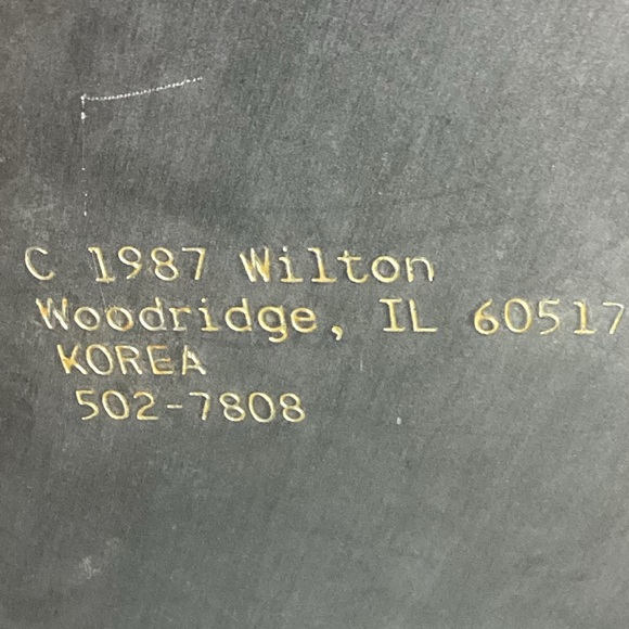 🎂 WILTON 9” cake pan set 1987 Vintage EUC - Picture 6 of 7